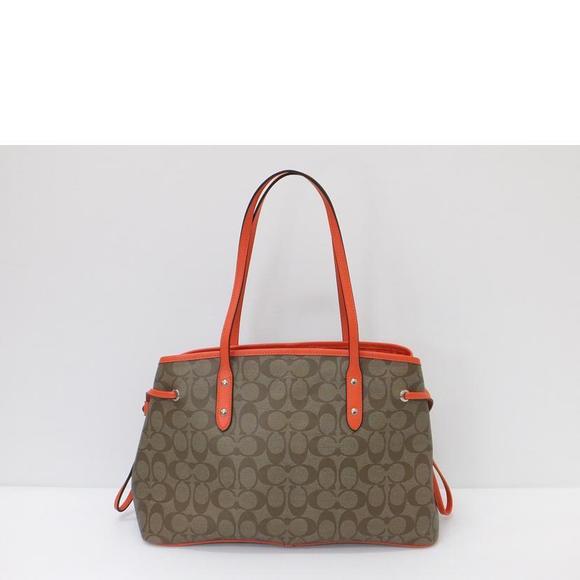 Coach Signature Drawstring Carryall Handbag - Picture 2 of 6